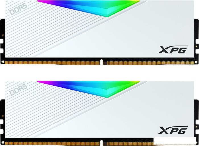 Оперативная память A-Data XPG Lancer RGB 2x16ГБ DDR5 5600 МГц AX5U5600C3616G-DCLARWH - фото