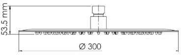 Верхний душ Wasserkraft A116 - фото