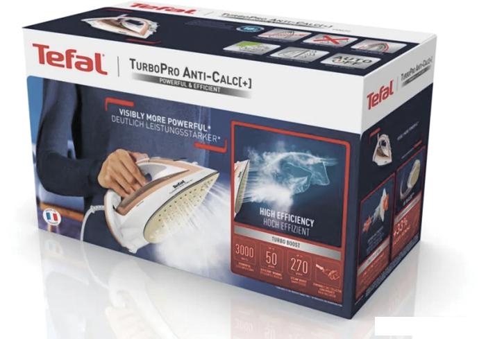 Утюг Tefal Turbo Pro Anti-Calc+ FV5697E0 - фото