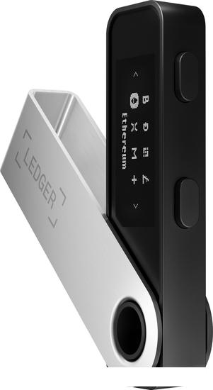 Аппаратный криптокошелек Ledger Nano S Plus (черный) - фото