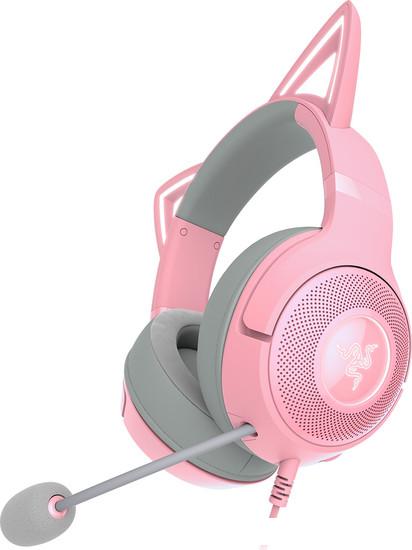 Наушники Razer Kraken Kitty V2 (розовый) - фото