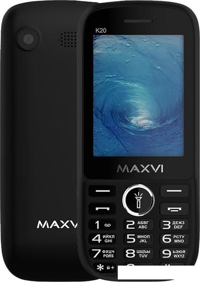 Мобильный телефон Maxvi K20 (черный) - фото