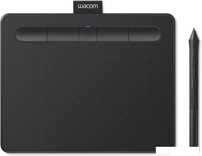 Графический планшет Wacom Intuos CTL-4100WL (черный, маленький размер) - фото