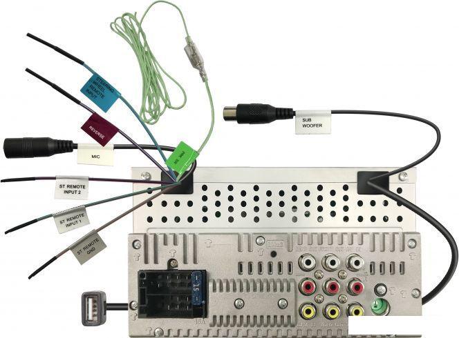 USB-магнитола JVC KW-M150BT - фото