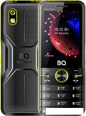 Кнопочный телефон BQ-Mobile BQ-2842 Disco Boom (желтый) - фото