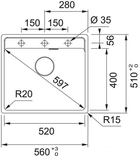 Кухонная мойка Franke MRG 610-52 TL (белый) - фото