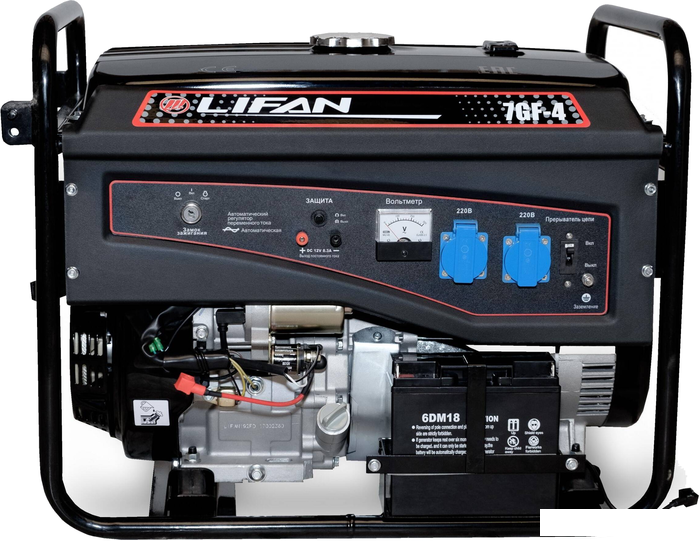 Бензиновый генератор Lifan LF7500E - фото