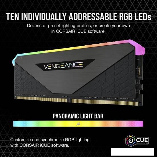 Оперативная память Corsair Vengeance RGB RT 2x16ГБ DDR4 3200 МГц CMN32GX4M2Z3200C16 - фото