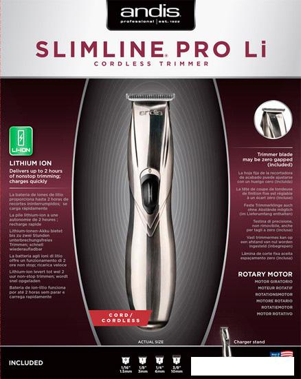Машинка для стрижки Andis Slimline Pro Li [32445] - фото