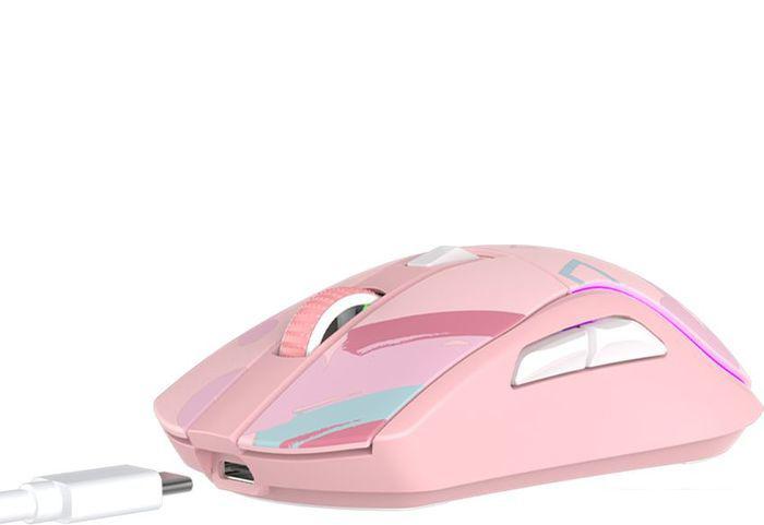 Игровая мышь Dareu A950 (розовый) - фото