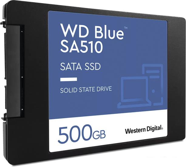 SSD WD Blue SA510 500GB WDS500G3B0A - фото