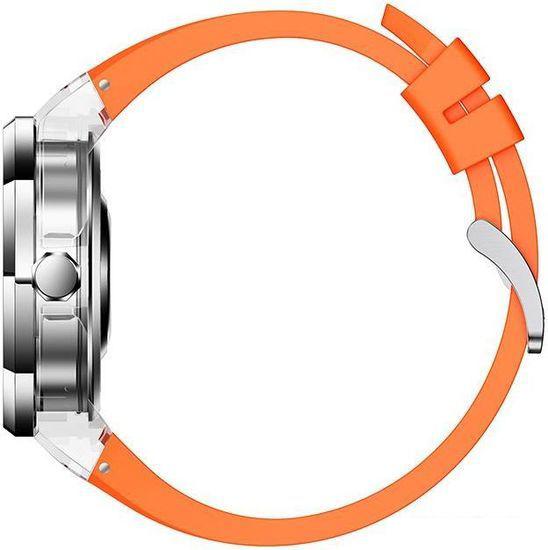 Умные часы Hoco Y13 (серебристый/оранжевый) - фото