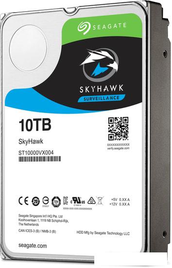 Жесткий диск Seagate SkyHawk AI 10TB ST10000VE000 - фото