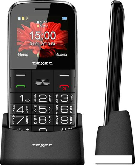 Мобильный телефон TeXet TM-B227 (черный) - фото