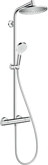 Душевая система Hansgrohe Crometta S 240 1jet Showerpipe [27267000] - фото