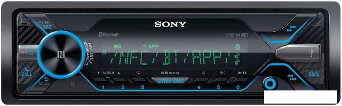 USB-магнитола Sony DSX-A416BT - фото