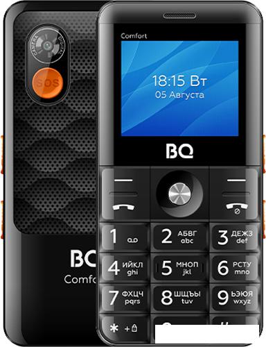 Кнопочный телефон BQ-Mobile BQ-2006 Comfort (черный) - фото