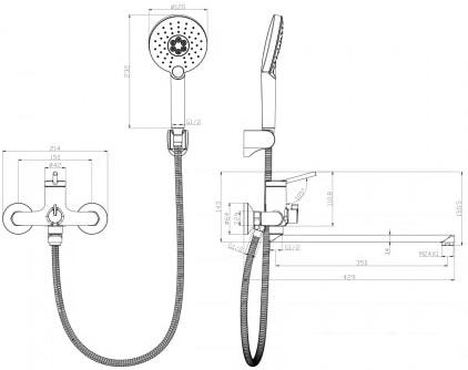 Смеситель Lemark Minima LM3851C - фото