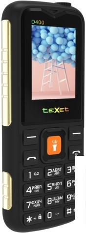 Кнопочный телефон TeXet TM-D400 (черный) - фото