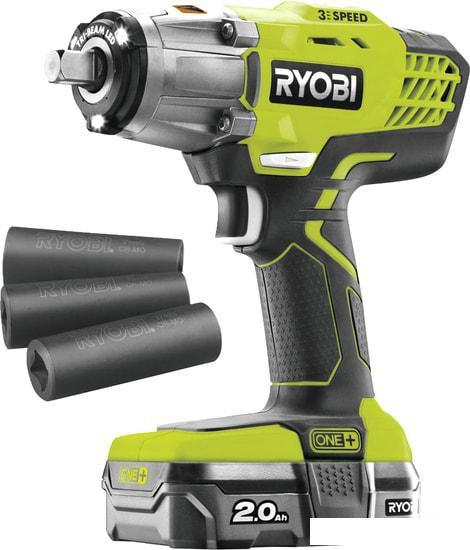 Ударный гайковерт Ryobi R18IW3-120S 5133003574 (с 1-им АКБ) - фото