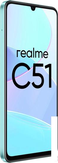 Смартфон Realme C51 RMX3830 6GB/256GB (мятно-зеленый) - фото