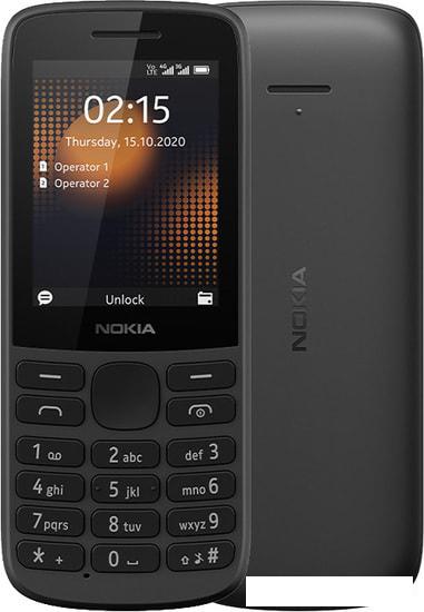 Мобильный телефон Nokia 215 4G (черный) - фото