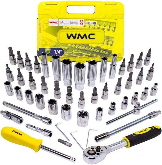 Универсальный набор инструментов WMC Tools WMC-2531-5 Euro (53 предмета) - фото