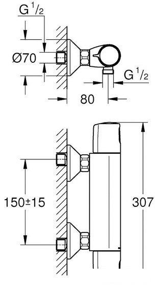 Смеситель Grohe Precision Trend 34229002 - фото