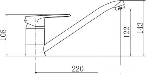 Смеситель Fashun A4204 - фото