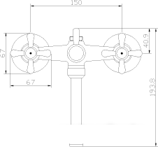 Смеситель Rossinka Silvermix Y02-82 - фото