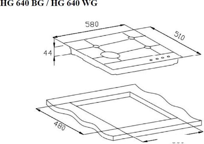 Варочная панель Weissgauff HG 640 BG - фото