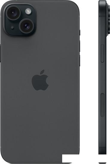 Смартфон Apple iPhone 15 Plus 256GB (черный) - фото