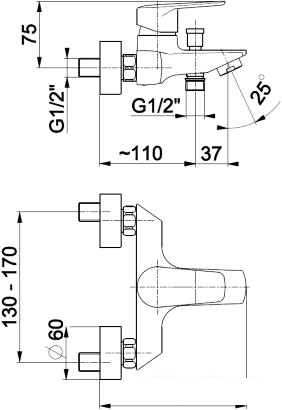 Смеситель Armatura German 4514-010-00 - фото