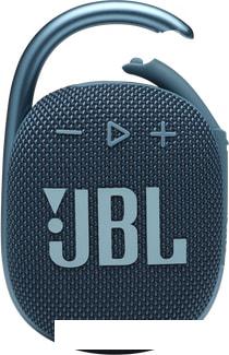 Беспроводная колонка JBL Clip 4 (синий) - фото