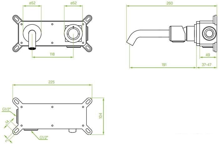 Смеситель Laveo Pretto BAO 722P - фото