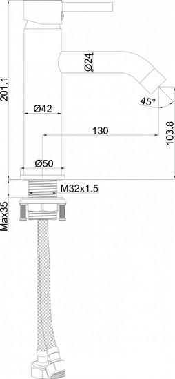 Смеситель Maxonor Pure Life PL1087-9 - фото