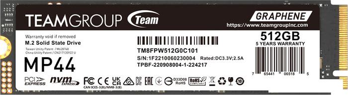 SSD Team MP44 512GB TM8FPW512G0C101 - фото