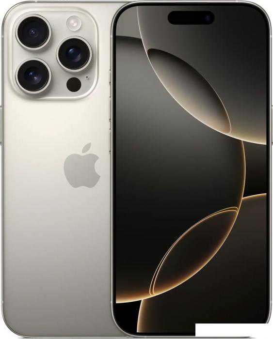 Смартфон Apple iPhone 16 Pro 256GB (природный титан) - фото