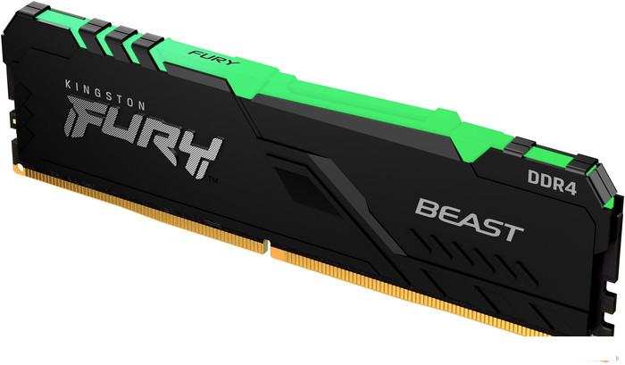 Оперативная память Kingston FURY Beast RGB 2x16ГБ DDR4 2666 МГц KF426C16BB12AK2/32 - фото