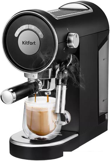 Рожковая помповая кофеварка Kitfort KT-783-2 - фото