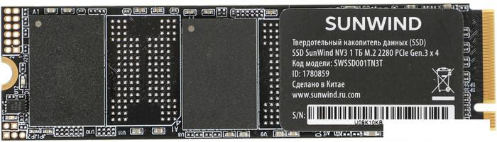 SSD SunWind NV3 SWSSD001TN3T 1TB - фото