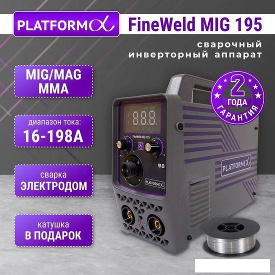 Сварочный инвертор Platforma FineWeld MIG 195 - фото