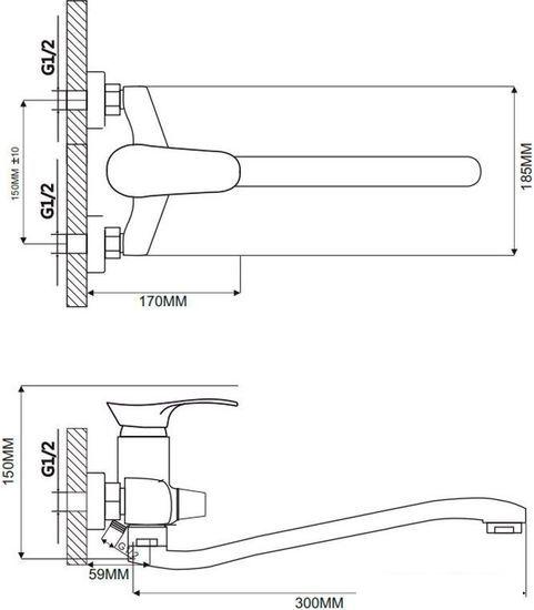 Смеситель Maxonor MN2201 - фото