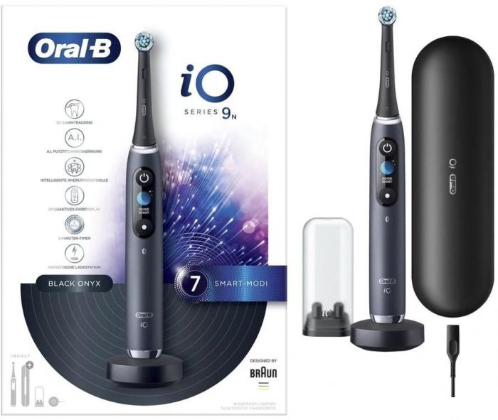 Электрическая зубная щетка Oral-B iO 9n (черный) - фото