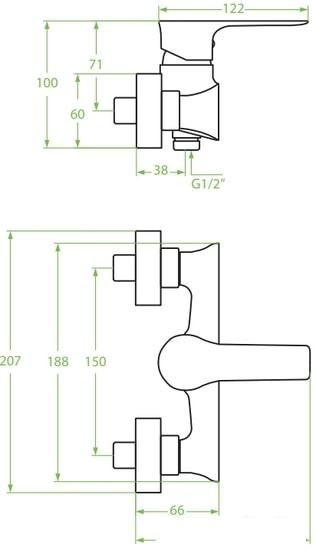 Смеситель Laveo Raila BLL 040D - фото