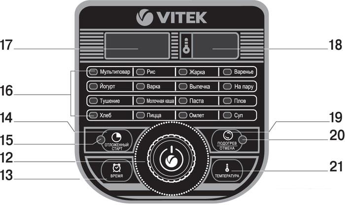Мультиварка Vitek VT-4282 - фото