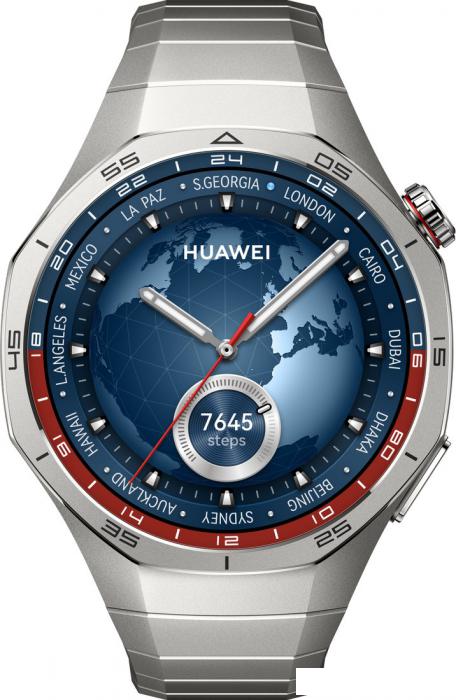 Умные часы Huawei Watch GT 5 Pro 46 мм (титан) - фото