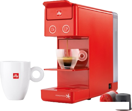 Капсульная кофеварка ILLY iperEspresso Y3.3 (красный) - фото