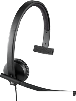 Наушники с микрофоном Logitech USB Headset Mono H570e - фото