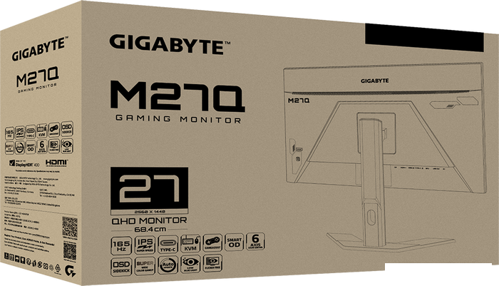 Игровой монитор Gigabyte M27Q (rev. 2.0) - фото